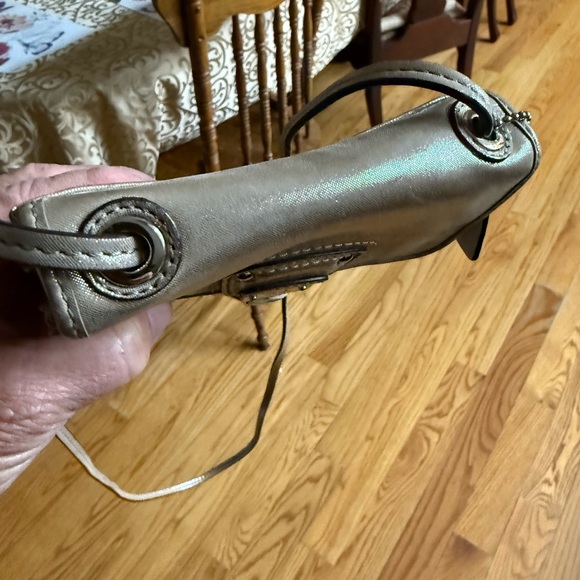 β¨ Coach Metallic Crossbody Mini Bag β Glam On the Go! ππ« - Picture 5 of 5